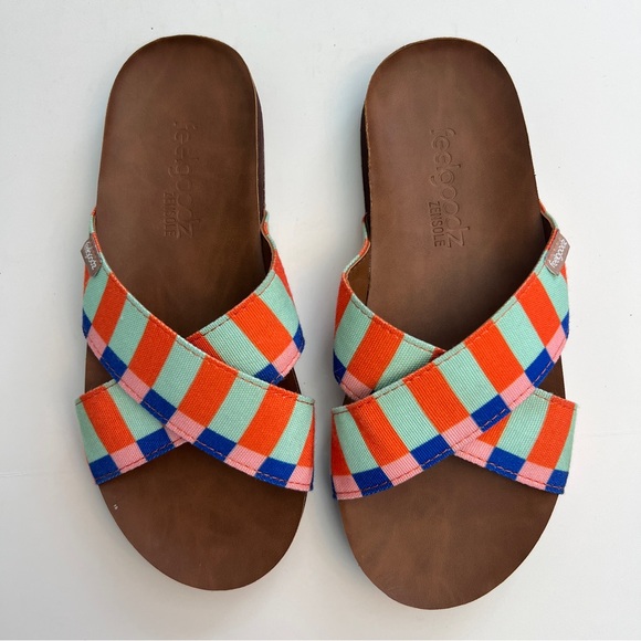 Feelgoodz Woven Zensole Sandal, Size 8 - Picture 1 of 4